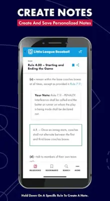 Little League Rulebook android App screenshot 1